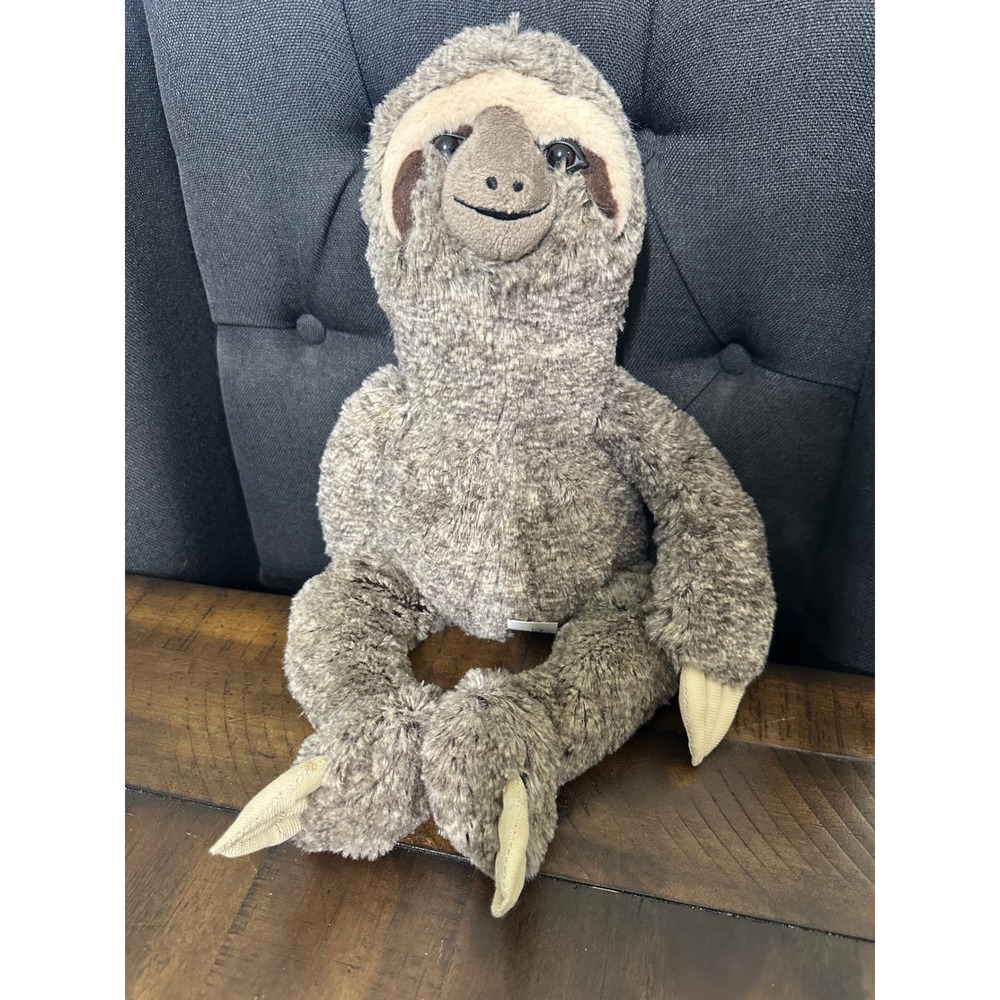 Hugfun International Real Sloth Plush Stuffed‎ Animal Grey Brown 245563